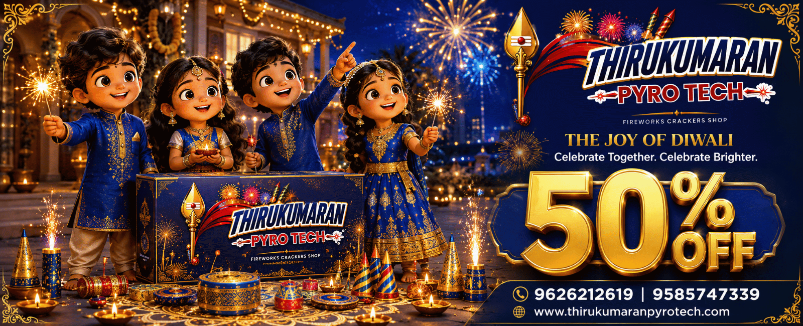 ThiruKumaran Pyrotech Sivakasi Crackers – Premium Sivakasi Fireworks